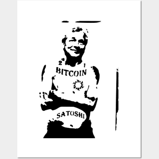 Jamie Dimon Bitcoin Stencil Posters and Art